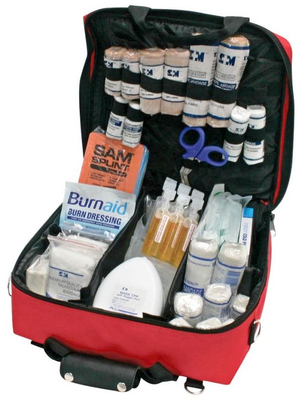 What should be in a first responder bag